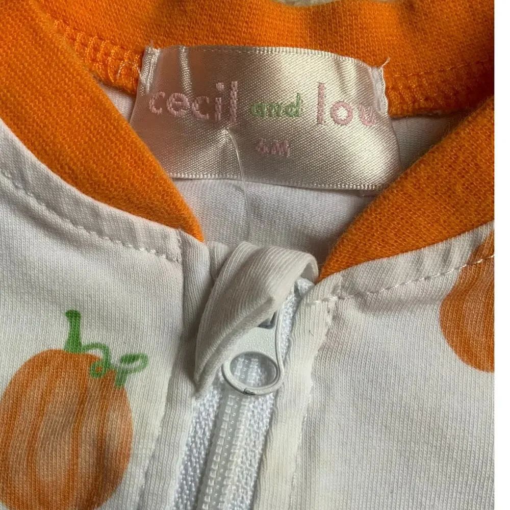 Cecil and‎ Lou Pumpkin one piece pajamas